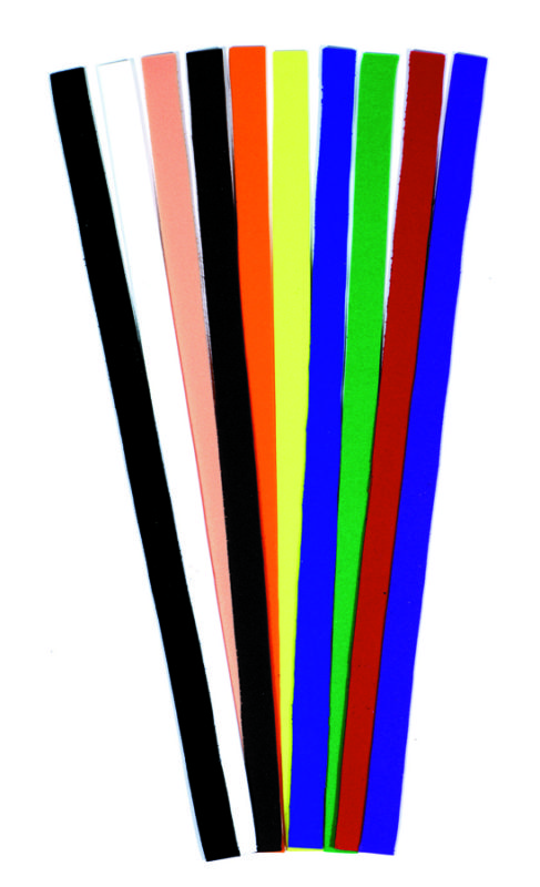 Foam Strips Assorted Colors Approximately 1/2 x 12